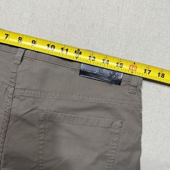 ENGLISH LAUNDRY Men’s 34x30 Stretch Flat Front Casual Chino Pants Khaki - Picture 7 of 7